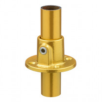 Ronde voetplaat goudkleur 26,9 mm