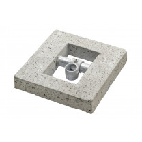 Betonplaat 40x40x7 cm + t-161d (geschikt voor 48 mm)