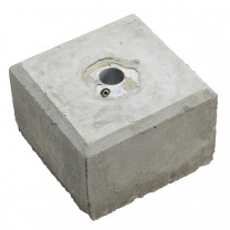 Betonblok 30 x 30 x 20 cm incl. koppeling T-134d